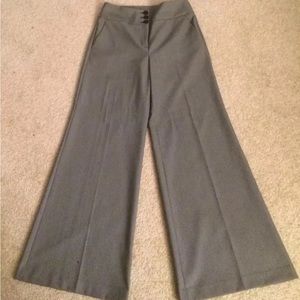 NWOT Express Black and White Wide Checkered Pattern Business Casual Pants Size 8